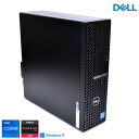 メモリ32G m.2SSD512G HDD1TB DELL OPTIPLEX 7090 SF Core i7 11700 USBType-C RADEON Windows11【中古】