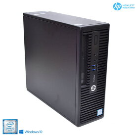 中古パソコン HP ProDesk 400 G3 SFF Core i3 6100 メモリ8G 新品SSD256G DVD USB3.0 Windows10【中古】