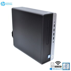 中古パソコン HP ProDesk 600 G3 SFF Core i7 6700 USBType-C Wi-Fi 新品M.2SSD256G HDD2TB メモリ8G マルチ Windows10【中古】