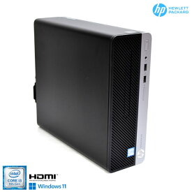 HDMI 中古パソコン HP ProDesk 400 G6 SFF 第9世代 Core i3 9100 M.2SSD512G HDD1TB メモリ8G USB3.1 マルチ Windows11【中古】