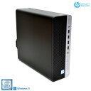 デスクトップ 中古 HP ProDesk 600 G4 SFF 6コア Core i5 8500 メモリ16G m.2SSD256G HDD500G マルチ USBType-C Windows11【中古】