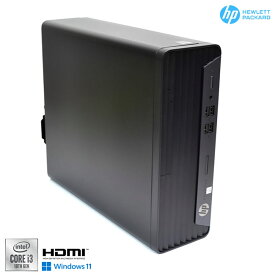 Windows11 第10世代 HP ProDesk 400 G7 SFF 4コア8スレッド Core i3 10100 新品M.2SSD512G HDD1TB メモリ8G HDMI マルチ【中古】