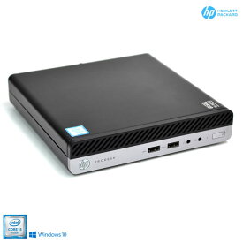 ミニPC HP ProDesk 400 G3 DM Core i5 6500T M.2SSD256G HDD500G メモリ8G USB3.1 Windows10【中古】
