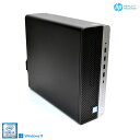 メモリ16G m.2SSD256G HDD500G 省スペース型 HP ProDesk 600 G5 SFF 6コア Core i5 9500 USBType-C マルチ Windows11【中古】