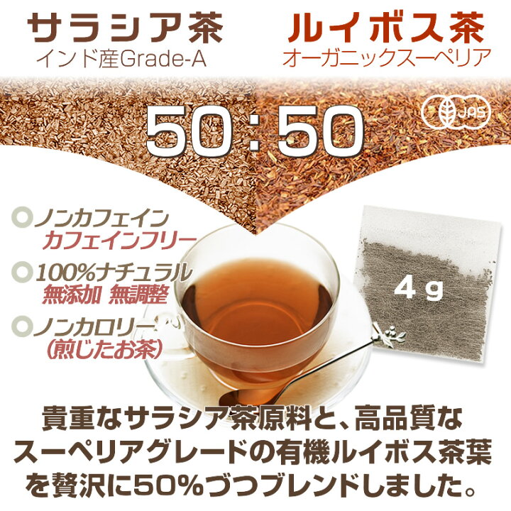 楽天市場】Angelbean サラシア・ルイボスティー ノンカフェイン ノン 