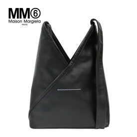 MM6 エムエムシックス マルジェラ JAPANESE BALLET BAG ジャパニーズバレットハンドバッグ SB6WD0022 P6418 T8013 ショルダーバッグ ブラック 黒 レザー 本革 メンズ レディース プレゼント ギフト 通勤 通学 送料無料 父の日