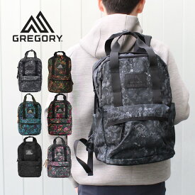 MAX250円OFFクーポン配布中！GREGORY グレゴリー EASY PEASY DAY イージーピージーデイ バックパック 18Lリュック リュックサック バッグ メンズ レディース ブラック 黒 花柄 総柄 103869ブランド プレゼント ギフト 通勤 通学 送料無料 bgsin