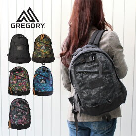 MAX250円OFFクーポン配布中！GREGORY グレゴリー FINE DAY V2 ファインデイ V2 バックパック 18Lリュック リュックサック メンズ レディース B4 A4サイズ 77661 146492ブラック 黒 花柄 総柄 プレゼント ギフト 通勤 通学 送料無料 bgsin