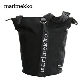 marimekko マリメッコ All Day Bucket オールデイ バケット ショルダーバッグ斜めがけ バッグ レディース 92226 999ブラック 黒 ウニッコ柄 花柄 総柄 プレゼント ギフト 通勤 通学 送料無料