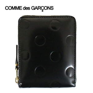Wallet Comme des Garcons �E�H���b�g �R�� �f �M�����\�� SA7100NE �܂肽���ݍ��z ��܂���z���z �R���p�N�g ���E���h�t�@�X�i�[ ���U�[ �{�v �����Y ���f�B�[�X �u���b�N �h�b�g ���� �R�C���P�[