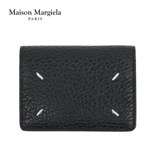 Maison Margiela ���]�� �}���W�F�� Three Fold Wallet �X���[ �t�H�[���h �E�H���b�g �O�܂���z���K���� �R�C���P�[�X �����Y ���f�B�[�X �u���b�N ���U�[ �{�v S36UI0416 P4455 T8013�R���p�N�g ������
