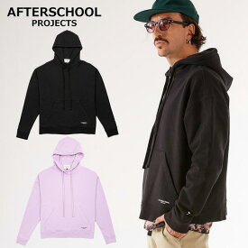 AFTERSCHOOL PROJECTS アフタースクールプロジェクト FRENCH TERRY OVERSIZED HOODIE フレンチテリー オーバーサイズ フーディーパーカー フーディ スウェット メンズ ブラック ピンクプレゼント ギフト 通勤 通学 送料無料 母の日