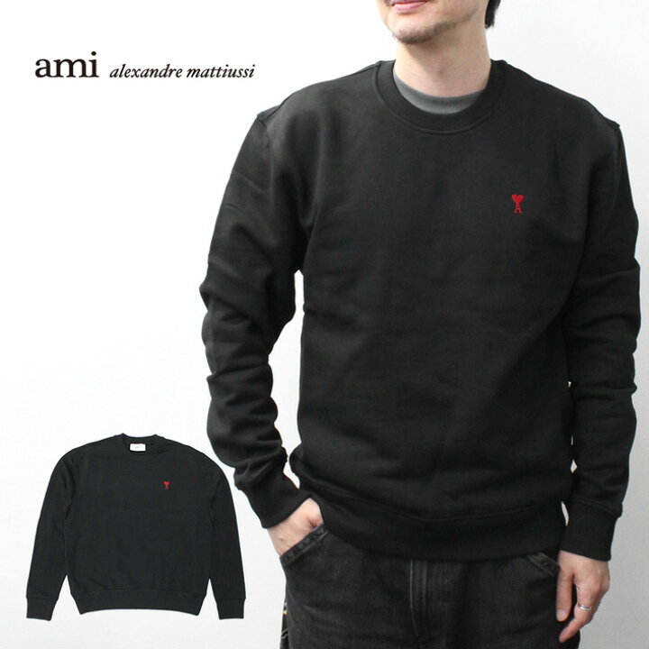 楽天市場】AMI PARIS アミ パリス ループバック オーガニックコットン 