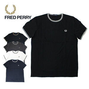 FRED PERRY �t���b�h�y���[ ���� T�V���c �g�b�v�X �N���[�l�b�N M1588V 100 102 �����Y ���f�B�[�X�u���b�N �� �z���C�g �� �J�W���A�� �R�b�g�� �u�����h �l�C �v���[���g �ʋ� �ʊw ��������