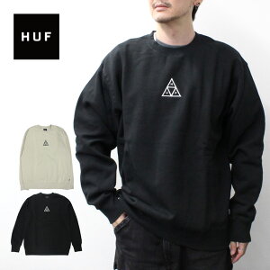 HUF �n�t PF00650 SET TRIPLE TRIANGLE CREWNECK �Z�b�g �g���v�� �g���C�A���O�� �N���[�l�b�N �X�E�F�b�g�g���[�i�[ ���� �����Y �u���b�N PF00650 �v���[���g �M�t�g �ʋ� �ʊw ��������