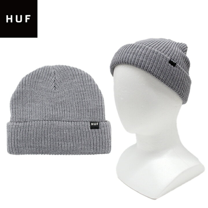 楽天市場 Huf ハフ Usual Beanie ユージュアル ビーニーグレー ロゴ ニット帽 メンズ レディース Bnプレゼント ギフト 通勤 通学 雑貨倉庫tokia