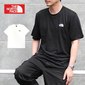 THE NORTH FACE ザ ノースフェイス SIMPLE DOME TEE シンプル ドーム Tシャツ NF0A87NGメンズ 半袖 半袖Tシャツ ロゴ プリント メンズ ブラック ホワイト プレゼント ギフト 通勤 通学 tsnt