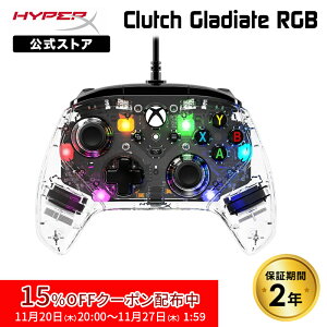 [15%OFFN[| 26[܂]m[J[XnHyperX Clutch Gladiate RGB Q[~ORg[[ NAJ[ 7D6H2AA nCp[GbNX Nb` Rg[[ Q[pbh PC Xbox X|S Xbox One 