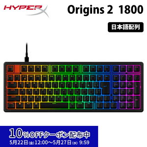 �m���[�J�[�����X�nHyperX Origins 2 1800 �L�� ���J�j�J�� �Q�[�~���O�L�[�{�[�h 1800 ���C�A�E�g ���{��z�� HXR-B4QS4AA#ABJ �n�C�p�[�G�b�N�X �Q�[�~���O �L�[�{�[�h PC PS5 �z�b�g�X���b�v 1800���C�A