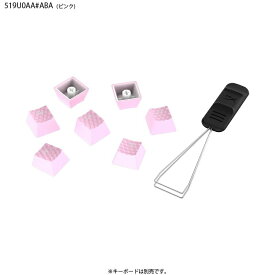 （在庫限り）［メーカー公式店］別売オプション品 HyperX Rubber Keycaps ラバーキーキャップ 19個セット US配列 全3色 519U1AA#ABA(Blue) 519U0AA#ABA(Pink) ハイパーエックス 青 ピンク メカニカルキーボード キーキャップ キートップ 交換用 2年保証