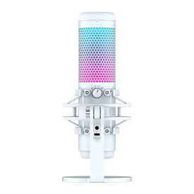 （在庫限り）［メーカー公式店］HyperX QuadCast S USB コンデンサーマイク 4P5P7AA ブラック 519P0AA ホワイト ハイパーエックス クアッドキャストエス クワッドキャストエス マイク PC 黒 白 RGB 配信用マイク ゲーム実況 配信 PS5 国内正規品 2年保証
