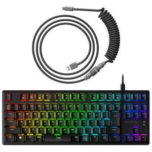 �m���[�J�[�����X�n�m�L�[�{�[�h(Alloy Origins Core)���R�C���P�[�u���Z�b�g�nHyperX Alloy Origins Core RGB ���J�j�J���Q�[�~���O�L�[�{�[�h 4P5P3AJ#ABJ & HyperX USB-C �R�C���P�[�u�� �S6�F ���{����� �e��