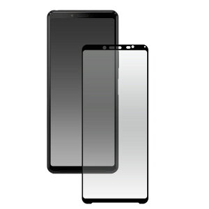 Xperia 10 II SOV43 SO-41A 全面保護 ガラスフィルム 保護フィルム フィルム 3D液晶保護ガラスフィルム エクスペリア 1 全面 保護 液晶保護フィルム 黒 SO-41A/SOV43/Y!mobile