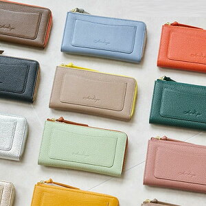 長財布 送料無料 極小 本革財布 薄型 財布 スキミング防止 L字ファスナー 上質牛革 トップレザー使用 軽量 レディース 財布 シンプル 大人可愛い おしゃれ 誕生日 彼女 ギフト