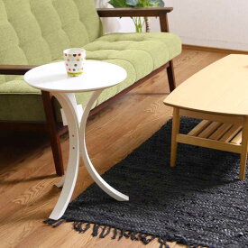 【モダン♪】サイドテーブル ホワイト サイド テーブル 木製 ナイトテーブル ベッドサイドテーブル ソファーサイドテーブル 寝室 机【02P29Jul16】