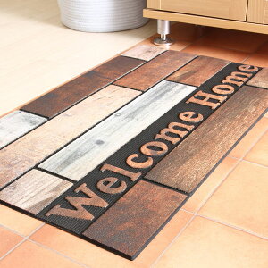 【コイヤーマット】玄関マット 屋外 おしゃれ エントランスマット ウェルカムマット ドアマット ベランダ 北欧 ラバーマット ウェルカム 木目 屋内 会社 事務所 店舗 飲食店 自宅 工場 おし
