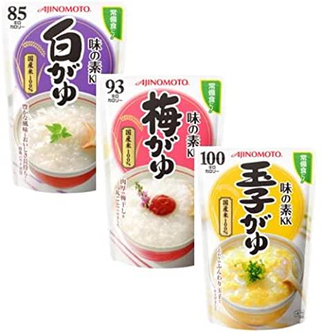 味の素　Ajinomoto　 おかゆ 3種×9個（白がゆ9個、梅がゆ9個、玉子がゆ9個）