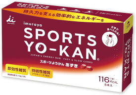 【5本入×5個　合計25本セット】井村屋　スポーツようかん　あずき　5本入×5　※1本40g