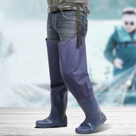 300円OFFクーポン ヒップウェーダー PVCウェーダーブーツ 太ももまでの長さ 渓流釣りに適用 防水ブーツ フェルトソール ヒップブーツ フェルトウェーダー ウェダー 釣り用品 フィッシングウェア YOUIKA