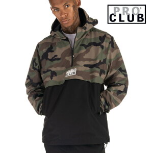 �y03PC0302�z�{�b�N�X���S PRO CLUB ANORAK TOP OUTERWEAR (�v���N���u) �A�m���b�N���ʃA�E�^�[�E�G�A�[[�����y]�@PROCLUB BOX LOGO �E�C���h�u���[�J�[�W���P�b�g Pro club �v���N���u�@�g���b�N�W���P�b�g 
