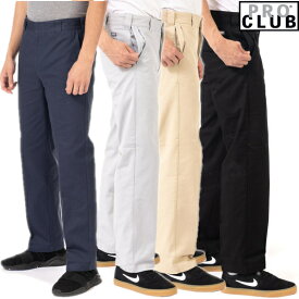 【04PC0501】PRO CLUB　WORK PANT(プロクラブ) メンズ　ワークパンツ　チノパン　ロングパンツ レングス32大きいサイズ 小さいサイズ メンズ メンズロングパンツ ヒップホップ　ダンス【30〜40インチ】Pro club PROCLUB【全4色】作業着　作業服　衣装　無地