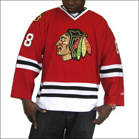 【全2色】CHICAGO BLACK HAWKS replica アイスホッケーシャツ #88【KANE】hockey jersey　アイスホッケー　ゲームシャツ 大きいサイズメンズ　メンズ大きいTシャツ　ヒップホップ衣装　ダンス　衣装　ジャージ