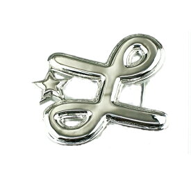 "L☆"ロゴ BUCKLE SILVER