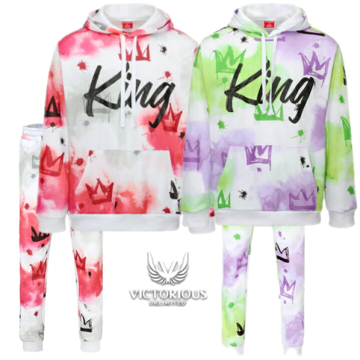 楽天市場】VICTORIOUS((ヴィクトリアス)) PAINT SPATTER KING FLEECE 