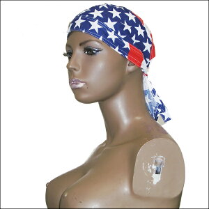 AMERICAN FLAG DU-RAG@AJ@@U.S.A hD[O@(hD[Ojh[O PATRIOTIC@[։\I