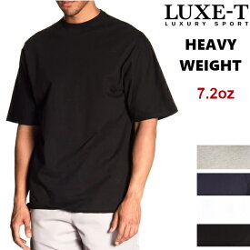 LUXE-T 7.2 oz　HEAVY WEIGHT S/S T SHIRTラグジーT 7.2オンス　クオリティ無地半袖Tシャツ　ヒップホップ衣装　ダンス　衣装【M〜XL】[2XL〜3XLまでございます](ヘビーウェイト) クルーネック 無地/プレーン 小さいサイズ大きいサイズ 作業着　M L LL 2L