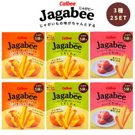 お菓子 詰め合わせ カルビー jagabee ジャガビー 各種2箱 計6箱 うすしお バターしょうゆ 紀州産完熟梅味