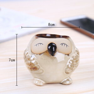 【vase309】植木鉢 プランター フクロウ 多肉ポット 盆栽鉢植え 植木鉢 花瓶 インテリア置物 サボテン鉢 アニマルポット 母の日