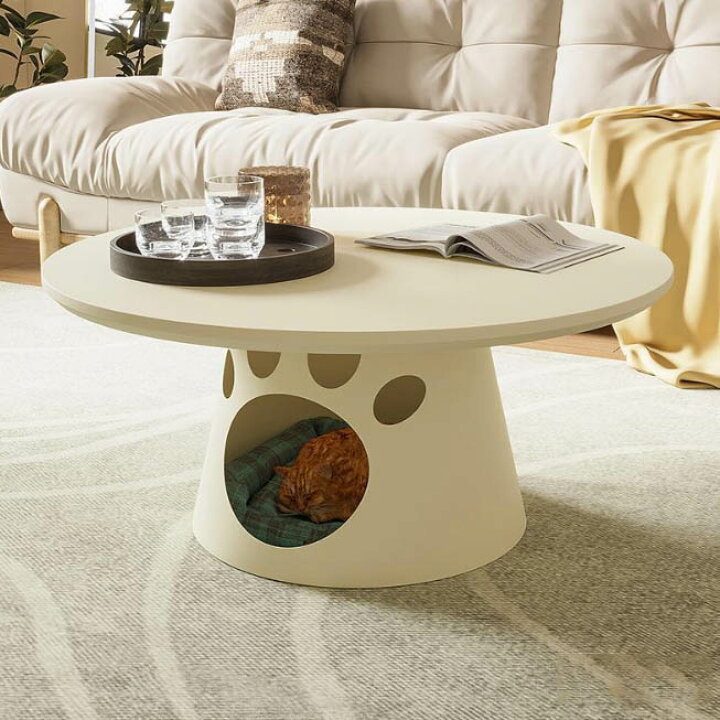 楽天市場】【table063】猫こたつ コーヒーテーブル 猫が入れる ロー 