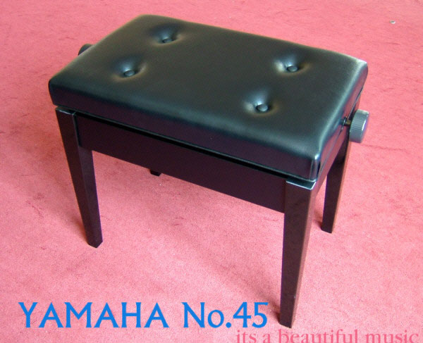 【its】入荷しました！（入荷数僅少・次回入荷未定品）標準サイズのヤマハ純正ピアノ椅子 YAMAHA No.45（No45/PI45）黒色 | its  a beautiful music