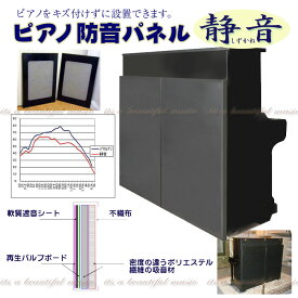 【its】定番人気のアップライトピアノ用 防音パネル「イトマサ 静音DX（しずかねデラックス）」（検：静音ライト/吸音パネル/吸音ボード/しずおと/itomasa）