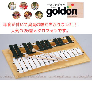 【its】知育楽器/ドイツ・ゴールドン社(goldon) 半音付き25音/メタロフォンGoldon metallophon chromatisch