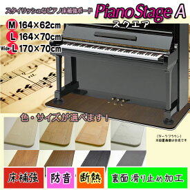 【its】スタイリッシュなピアノ用床補強ボードPIANO STAGE ピアノステージA・スクエア【床補強+断熱防音タイプ+裏面滑り止め加工】（検：床保護/耐震/地震/床暖房/防音マット/防音ジュータン/耐震インシュレーター/受け皿/敷板/フラットボード/静音/防音パネル）