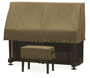 【its】Rakuten出店17年感謝!ピアノクロス同梱プレゼント中です!アップライトピアノカバー(ハーフカバー) 吉澤PC-602DB「思わず微笑む、犬と楽器のコラボレーション」【各サイズ選択可】