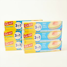 【6本セット】グラッド プレス＆シール 3本セット プレスアンドシール GLAD Press'n Seal 多用途シールラップ 30cmX43.4m × 3個 × 2セット【送料無料】