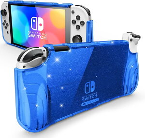 Mumba Nintendo Switch OLED 2021�p�P�[�X �L�@EL���f�� Nintendo Switch Lite �ی�N���A�J�o�[ TPU�O���b�v�t�� �S�ʕی� ���h�~ �w��h�~ �Ռ��z�� Joy-Con �R���g���[���[�Ή� [Thunder �V���[�Y]